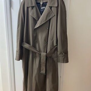 Kasper Men's Tan Trench Coat